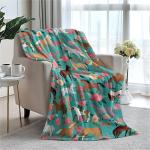 Horse Fleece Blanket Super Soft Cozy Throw Blanket Throw 40X50inch, Lightweight Fuzzy Comfy Textured Flannel Blanket Warm Plush Throw Blankets for Couch, Sofa, Bed
