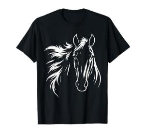 Cute & Elegant Horse Silhouette art for Horse Lovers T-Shirt