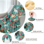 Horse Fleece Blanket Super Soft Cozy Throw Blanket Throw 40X50inch, Lightweight Fuzzy Comfy Textured Flannel Blanket Warm Plush Throw Blankets for Couch, Sofa, Bed