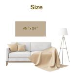 UTOP-art Horse Pictures Wall Art Framed: Running Animal Horses Print on Textured Natural Wood with Handcrafts Rustic Sturdy Framed Artwork for Living Room Decor (48'' x 24'' x 1 Panel)