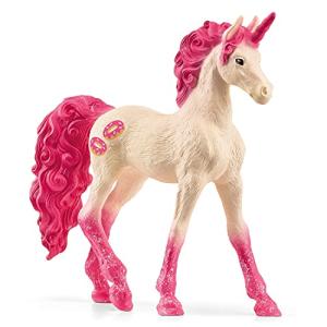 Schleich bayala, Collectible Unicorn Toy Figure for Girls and Boys, Donut Unicorn Figurine (Dessert Series), Ages 5+