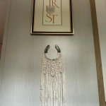 Dielianyi Equestrian Macrame Wall Hanging Equestrian wall art Handmade macrame decor Equestrian-inspired wall hanging horse lover decor (White)