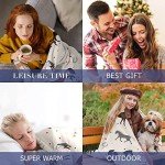 Horse Blanket, Soft Warm Fuzzy Fleece Plush Blanket 60''x50'', Smooth Cozy Flannel Throw Blanket for Bed/Couch/Office/Camping