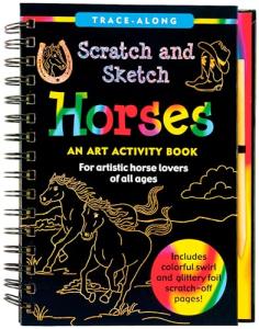Scratch & Sketch Horses (Trace-Along)