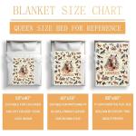 NieNeaNia Horse Blanket Gifts for Girls Women Animal Horse Stuff Lovers Horses Throw Blanket Bedroom Decor 50"x40"