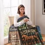 standhustle Horse Blanket Horses Gifts for Girls Women Just A Girl Who Loves Horse 50" X 60" Throw Blanket Christmas Birthday Present for Girls