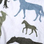chifave Horse Blanket Horse Gifts for Girls Boys Women Throw with Horses Design Fuzzy Horse Stuff Knight Horsemen Equestrian Gifts for Horse Lovers Kids and Toddler 50"x60"
