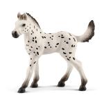 Schleich Horse Club - 4PC Foal Horse Toy Playset - with Pinto, Knabstrupper, Holsteiner and Mustang Figurine Horses for Girls and Boys - Realistic Farm Animal Figures for Kids Ages 5+ | 77586