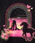 The Children's Place,Girls,Assorted Everyday Short Sleeve Graphic T-Shirts,Multipacks,Small Town/Boots/Horse Arch 3-Pack,Medium