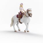 Schleich Horse Club - 6 PC Sofia and Blossom Playset - with Western Rider Action Figure and Horse Figurine - Kids Ages 5+