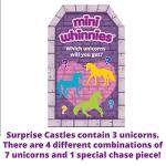Breyer Horses Mini Whinnies Castle Surprise | 3 Unicorns | Random Assortment | 1:64 Scale | Unicorns Measure 2" x 1.5" | Model #7848