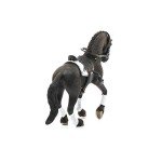 Schleich Horse Club 4-Piece Tournament Riding Stallion Playset - Realistic Stallion Horse Tournament Figurine with Accessories, Gift for Boys, and Girls, Ages 5 and up