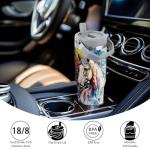 Unyopsa Horse Stuff Gifts for Women Girls, 30oz Horse Tumbler with Handle, Gift for Men Lovers, Stainless Steel Insulated Water Bottle Tie Dye Cup Mug