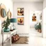 ZHAXFA Wild Horses Posters Modern Animal Picture Canvas Painting Room Decoration,Set of 4 Horse Wall Art Print for Living Room Home Decor(8 x10 Inch Unframed) Horse Wall Decor