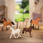 Schleich Horse Club - 5PC Horse Figurine Playset - Realistic Horses for Girls and Boys - Equestrian Toy Set for Kids Ages 5+ | 77725