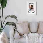 hold fizz Horse Canvas Wall Art, Horse Pictures Animal Wall Decor, Just A Girl Who Loves Horses Painting Prints Artwork for Living Room Bedroom Home Office Wall Decorations