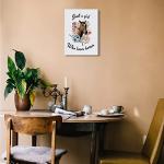 hold fizz Horse Canvas Wall Art, Horse Pictures Animal Wall Decor, Just A Girl Who Loves Horses Painting Prints Artwork for Living Room Bedroom Home Office Wall Decorations