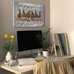 Rustic Religious Horse Wall Art God Says You Are Picture Inspirational Bible Verse Painting Horse Gifts for Girls Framed Modern Artwork for Girls Bedroom Home Decor 12x16 inch