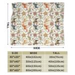 Swedish Dala Horses Throw Blanket Soft Fleece Blanket Men Women Gift for Kids Boys Girls for Party Couch Sofa Bed Deco Blankets 50x40