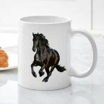 CafePress Black Stallion Horse Mug 11 oz (325 ml) Ceramic Coffee Mug