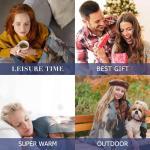 Horse Throw Blanket Gift, Soft Warm Fuzzy Plush Blanket, Smooth Cozy Flannel Blanket for Bed/Couch/Camping (50"x40", Five Horse)