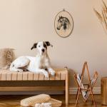 Yorhifa Vintage Horse Framed Wall Art, Neutral Sketch Horse Oval Wall Art, Antique Equestrian Oval Walls Decor, Rustic Farmhouse Animal Canvas Artwork Hanging Decor, 8.5x11.5in