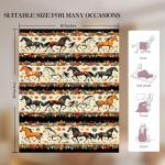 Horse Blanket Horse Fleece Throw Blanket Super Soft Fuzzy Plush Cozy Warm Horses Decor Stuffed Animal Bedding Blankets Gift for Boys, Girls, Men, Women - Kids & Adult 50"x40"