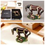 JWT Astyle Thoroughbred Horse Hinged Trinket Boxes Jewelry Box .Horse Figurines Home Decor Gifts for Women