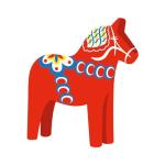 CafePress Swedish Dala Horse Mugs 11 oz (325 ml) Ceramic Coffee Mug