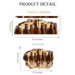 YIMEHDAN Large 3D Horse Wall Decal, Running Horses Breaking Through The Wall Vinyl Wall Stickers, Removable Wild Farm Animal Artwork for Office Farmhouse Living Room Decor