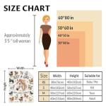 PUREGIFTS Horse Blanket for Girls - 40" x 50" Inches Cute Throw Blanket for Kids Boys - Warm Cozy Throws for Sofa, Crib & Bed