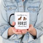 Casitika Horse Mug. 11 Oz Cute Horses Novelty Coffee Mugs. Farm & Cowboys Themed Gifts. Can't Help Animal Enthusiast Cool Cup. Gift Idea For Riding Men And Women. (Horses)