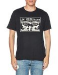 Levi's Men's 2-Horse Graphic Tee, (New) Mineral Black, Small