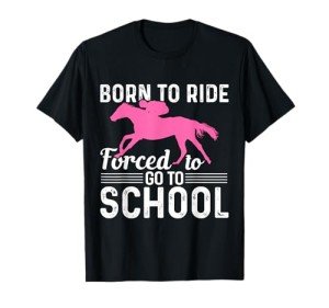 Horseback Riding Girl Funny Horse Girl T-Shirt