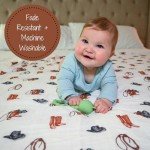 LollyBanks Muslin Swaddle Blankets for Boys, Large 47 x 47 Inches Swaddles for Newborns, 100% Cotton Breathable and Lightweight Baby Blanket, Baby Essentials, Registry (Cowboy and Horseshoe 2 Pack)