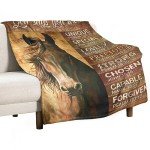 Horse Gifts: Soft Warm Cozy Fleece Blanket for Kids & Adults - 40"x50"