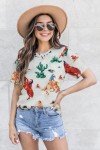 Western Shirts Women Cowgirl Shirt: Vintage Western Rodeo Tshirt Cactus Horse Graphic Tees Short Sleeve Tops