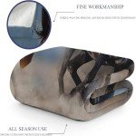 Horse Throw Blanket Gift, Soft Warm Fuzzy Plush Blanket, Smooth Cozy Flannel Blanket for Bed/Couch/Camping (60"x50", Five Horse)