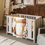 Gicoherero Cowboy Baby Milestone Blanket with Felt Horseshoe Frame Western Theme Cow Print Photo Props My First Rodeo Birthday Party Supplies