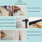 KREATIVE ARTS - Large Size Horse of a Farm Canvas Prints Wall Art Picture Modern Sunset Landscape Wild Animal High Definition Print Painting for Hotel Wall Decor Ready to Hang 20x36inch