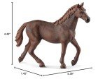 Schleich Horse Club, Realistic Toys for Girls and Boys, English Thoroughbred Mare Horse Figurine, Ages 5+