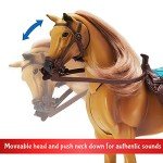 Sunny Days Entertainment | Quarter Horse with Moveable Head, Realistic Sound and 14 Grooming Accessories | Blue Ribbon Champions Deluxe Toy Horses