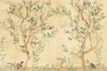 Wmjurel Modern Flower and Bird Pattern Wallpaper, Large Background Wall Mural, Suitable for Bedroom Living Room Background(Non-self-Adhesive)