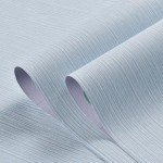 Haimin Grasscloth Wallpaper Textured 24in X 393in Fabric Contact Paper Light Blue Wall Paper Textured Linen Peel and Stick Self-Adhesive Thick Vinyl Embossed Film Wallpaper