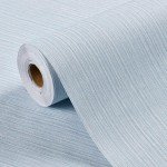 Haimin Grasscloth Wallpaper Textured 24in X 393in Fabric Contact Paper Light Blue Wall Paper Textured Linen Peel and Stick Self-Adhesive Thick Vinyl Embossed Film Wallpaper