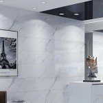 PeonyQueen Glossy Marble Contact Paper White Peel and Stick Wallpaper Marble Wallpaper Self-Adhesive Removable 15.7"x394" Wall Paper for Cabinets Bathroom Waterproof Wallpapers Modern Decorative