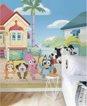 Bluey Friends & Family Peel and Stick Wall Mural by RoomMates, RMK12802M