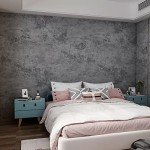 16"×354" Grey Blue Concrete Contact Paper 3D Extra Thick Faux Cement Concrete Wallpaper Peel and Stick Vinyl Textured Removable Adhesive Sticky Wall Tile Sticker for Kitchen Countertop Gym Bathroom