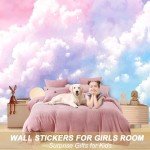 Oiighfhds Large Silk Wall Murals, Cloud Wallpaper, Chinoiserie Wallpaper,Showcasing Luxury Wall Decoration Patterns Abstract Nature Landscape Wall Paper for Bedroom Living Room 103in(W) x69in(H)