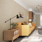 Haimin Grasscloth Wallpaper Peel and Stick 20.9in X 393in Fabric Contact Paper Wall Paper Textured Wallpaper Horizontal Stripes Look Self-Adhesive Thick Vinyl Embossed (Beige)